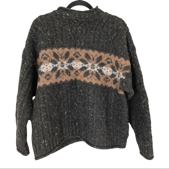 DONATED!!! From The Hills Of Donegal 100% Wool Made In Ireland Sweater Large - Picture 2 of 10
